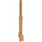 Ekena Millwork Kennewick Rough Sawn Timber Gable Bracket, Western Red Cedar, 96"W x 32"H x 2"D x 4"F, 8/12 Pitch GBW096X32X0204KEN00RWR - alternate 4